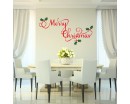 Merry Christmas Wall Decal - Holiday Decor - Christmas Vinyl Decal